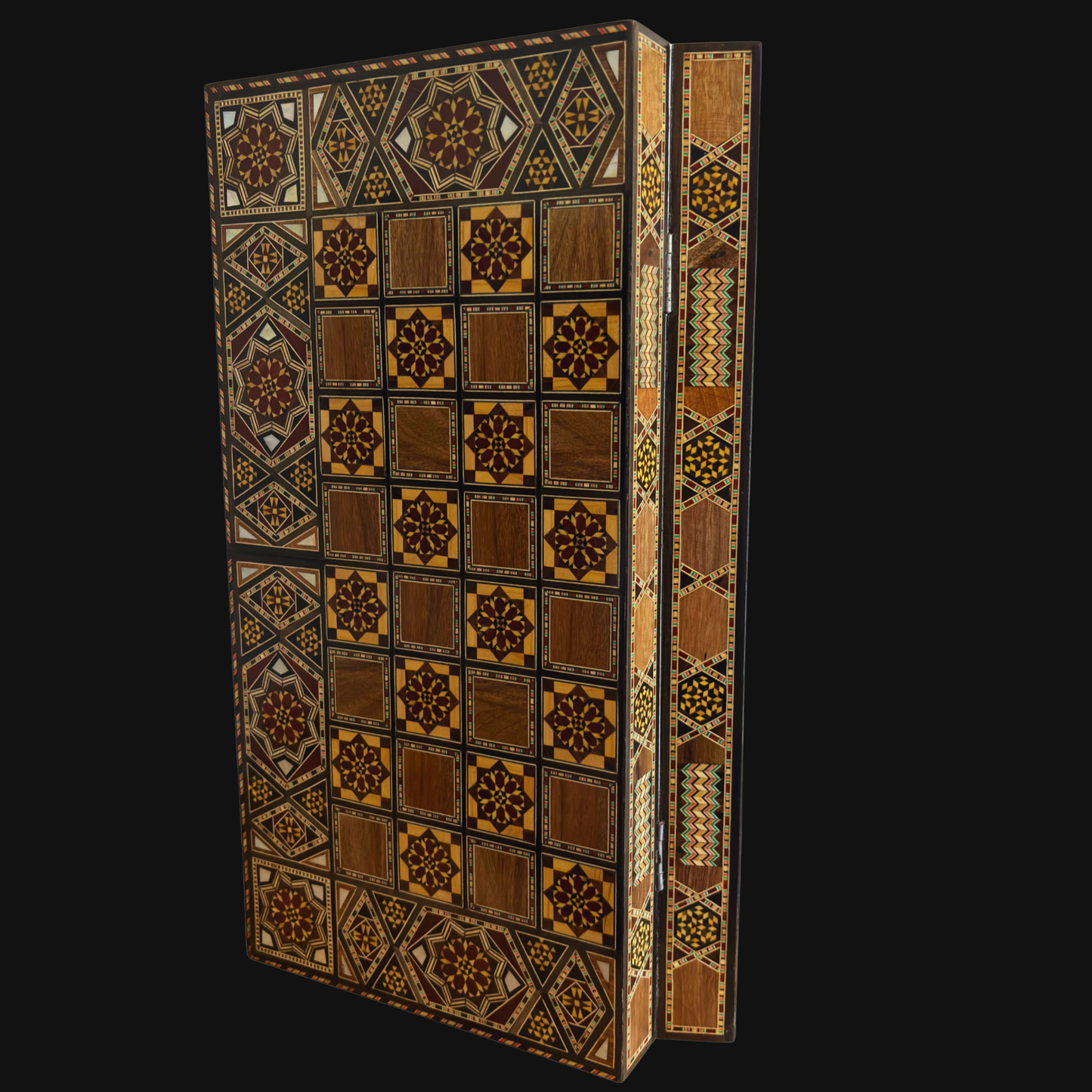 Handcrafted Damascene Backgammon & Chess Table by Gaby Al Dayeh – Masterpiece with Mother of Pearl Inlay