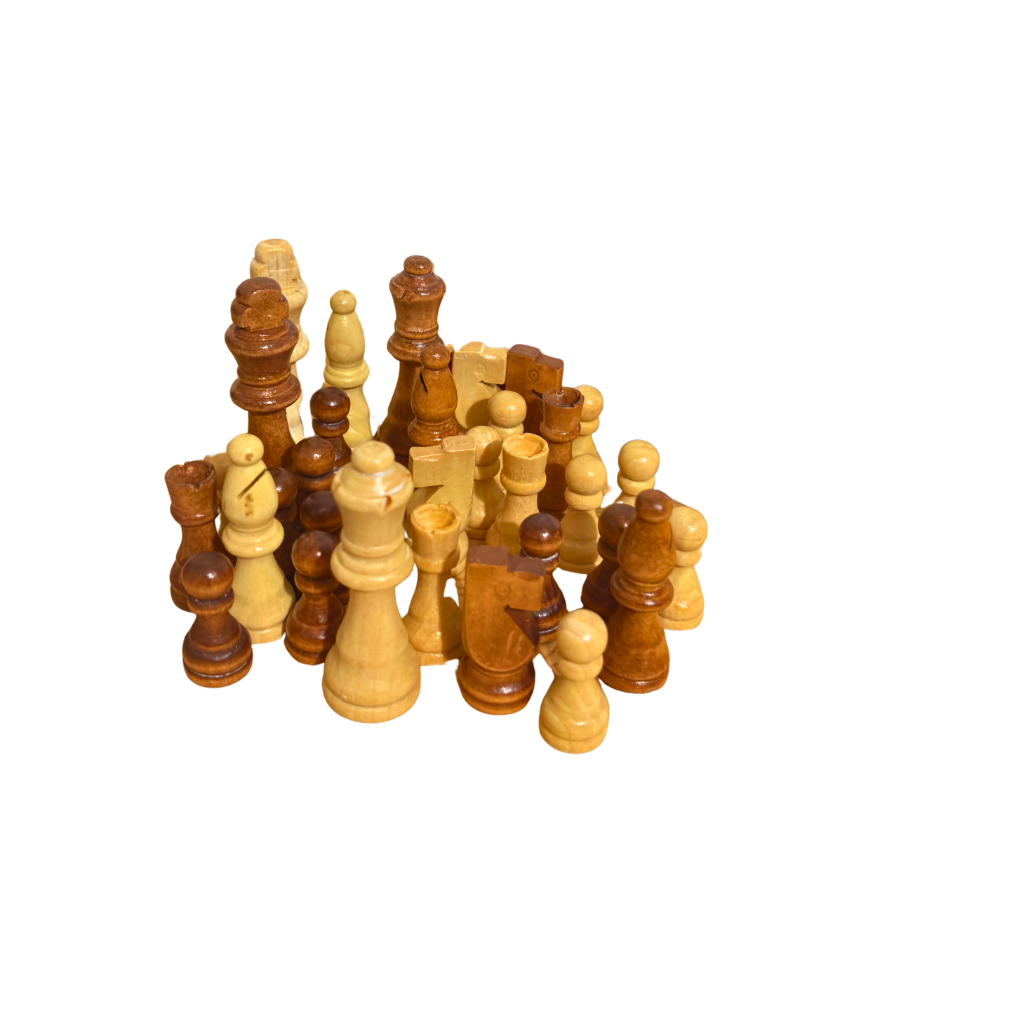 Set di Pezzi di Scacchi in Legno Fatto a Mano – Artigianato Senza Tempo