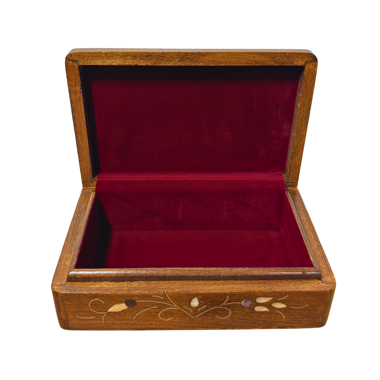 Boîte Artisanale de Luxe de Damas – Nacre & Velours