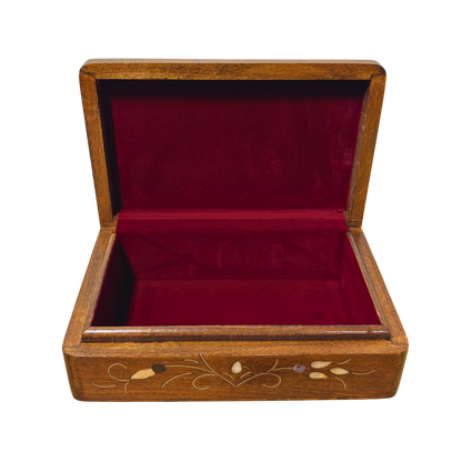 Boîte Artisanale de Luxe de Damas – Nacre & Velours