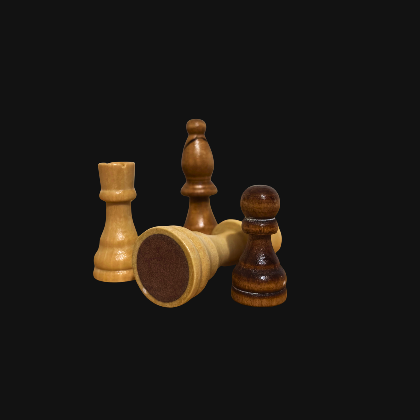 Pièces d’Échecs en Bois – Élégance Classique