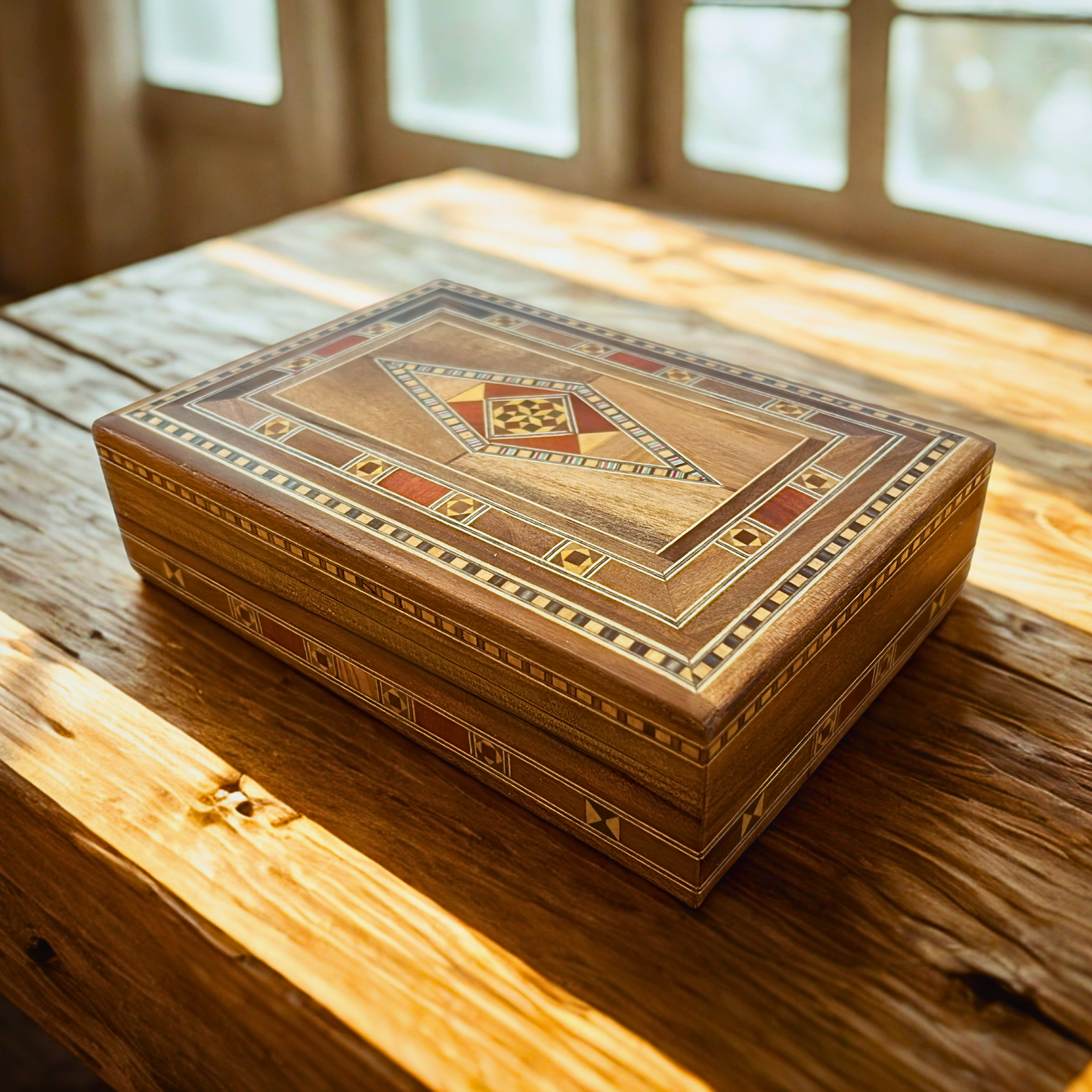 Rectangular Mosaic Box