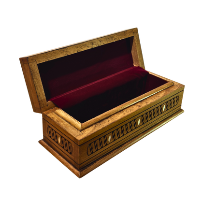 Boîte de Luxe Sculptée à la Main – Nacre & Velours