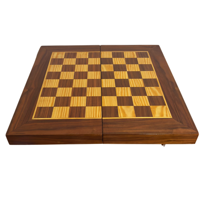 Mesa de Backgammon y Ajedrez Damasquina Hecha a Mano por Gaby Al Dayeh – Diseño Clásico