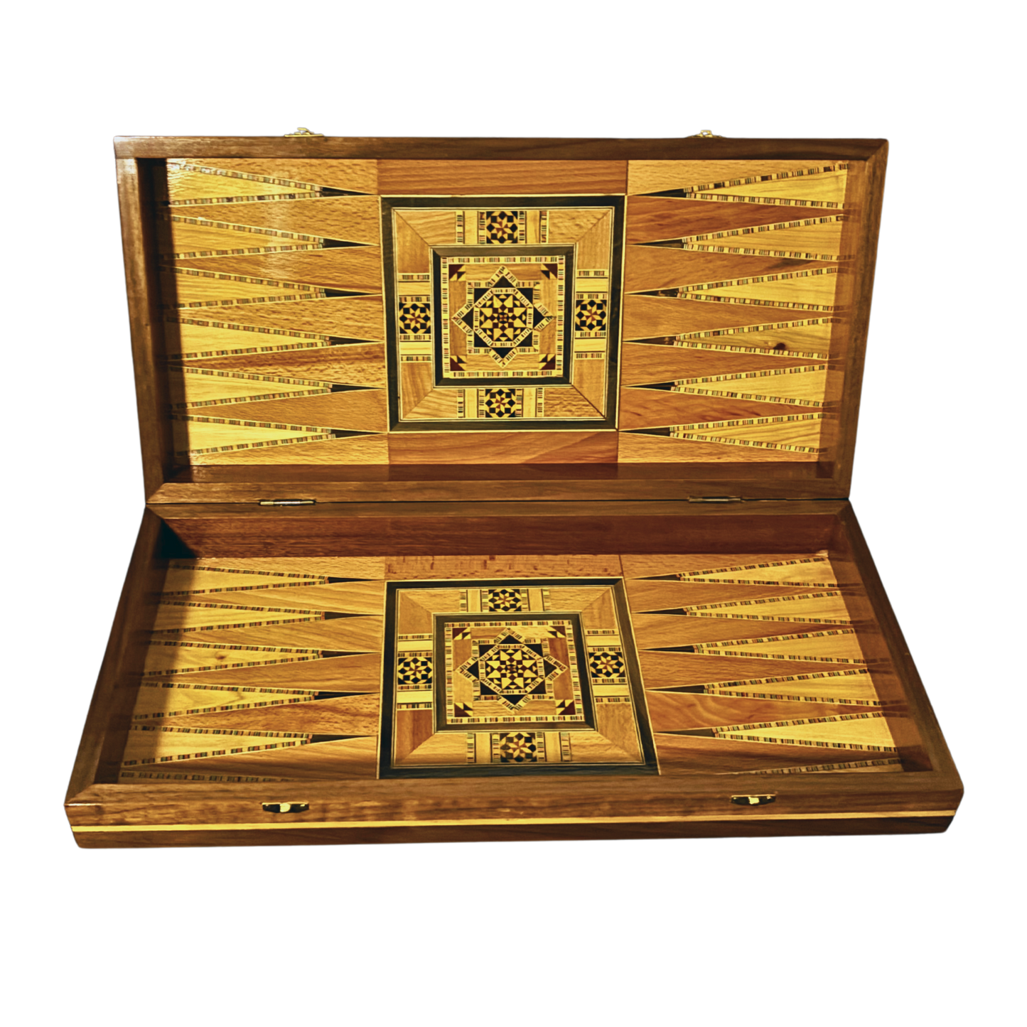 Tavolo Damaschino da Scacchi e Backgammon Fatto a Mano da Gaby Al Dayeh – Design Classico