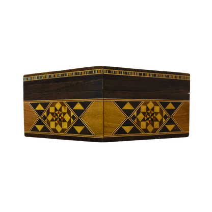 Handgemaakte Damascene-Mozaïekdoos – Parelmoer & Fluweelelegantie