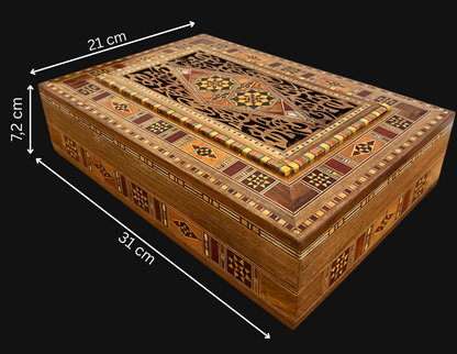 Large Rectangular Mosaic Box