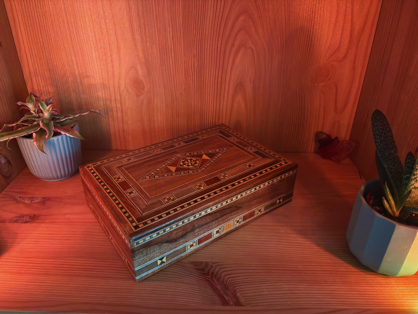 Rectangular Mosaic Box