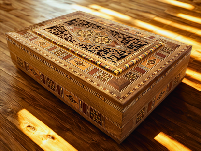 Large Rectangular Mosaic Box